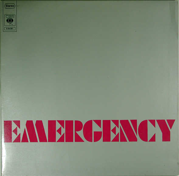 EMERGENCY - Self Titled - 33T